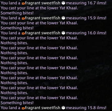 prize catch sub tier 3 catches on fragrant sweetfish